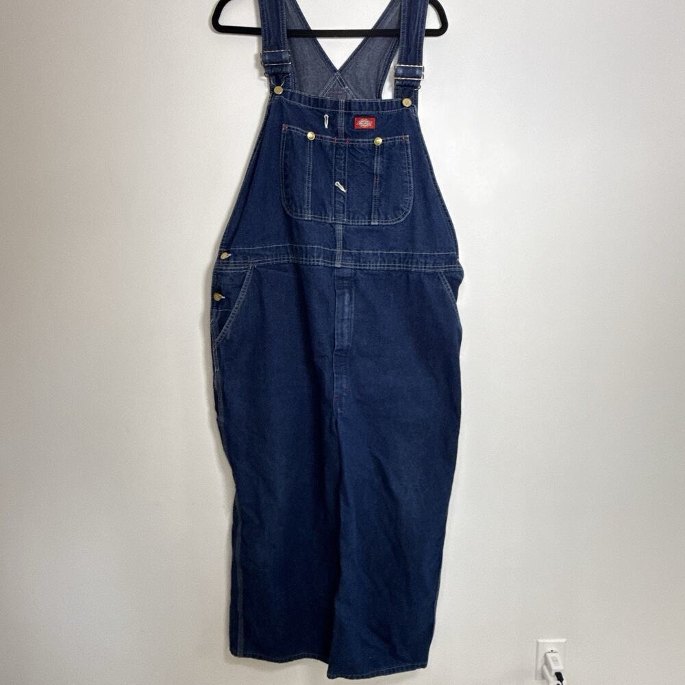Dickies Men's Coverall Bib‎ Overall Workwear Denim 46×32 83294NB Plus Size